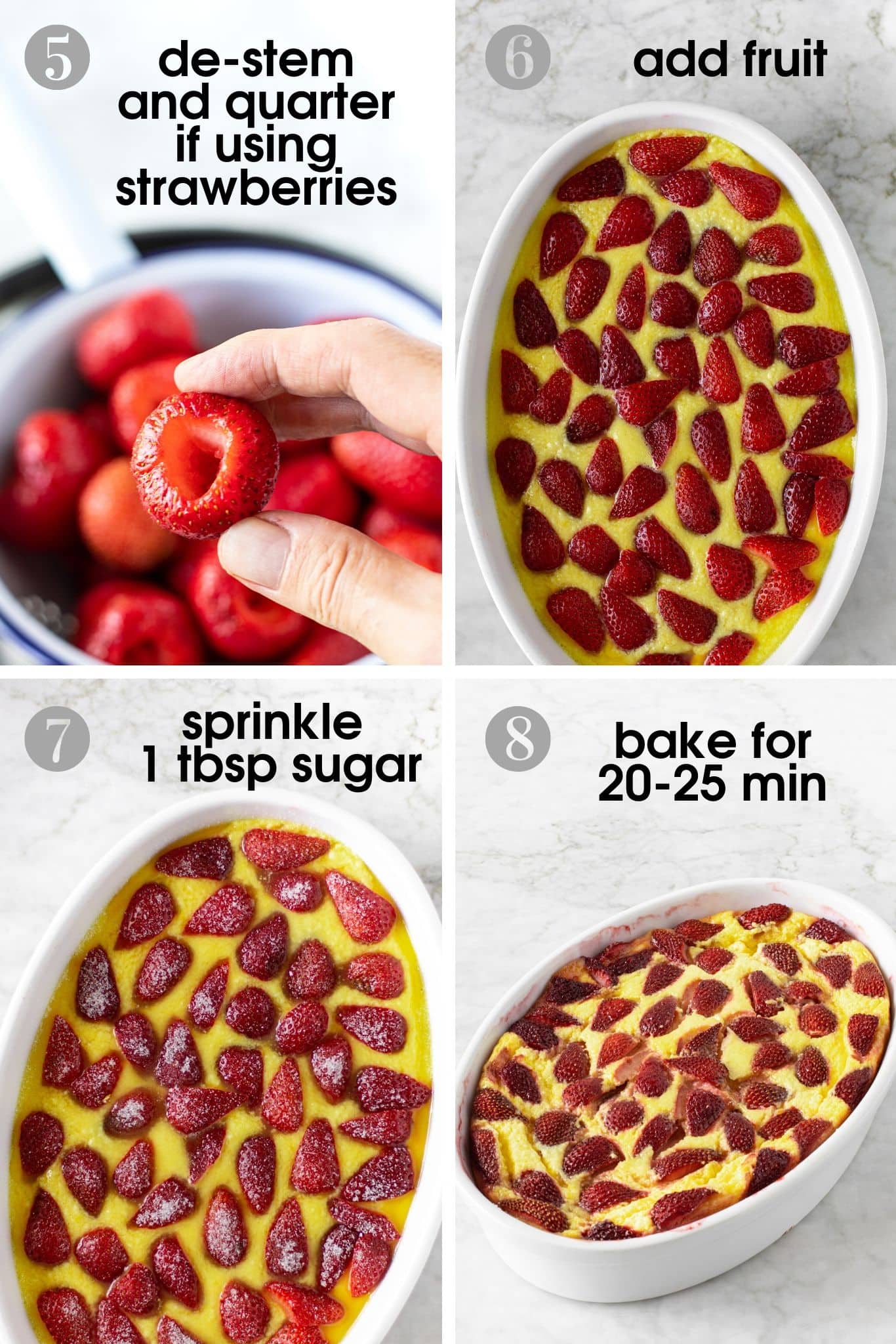 Raspberry Ricotta Soufflé recipe made using strawberries | verygoodcook.com